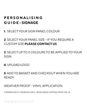 Load image into Gallery viewer, ACRYLIC SIGN